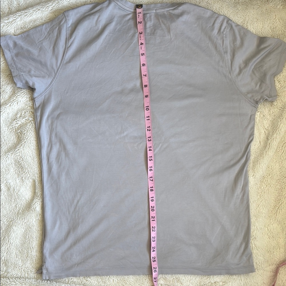 Robert Barakett | Mens Large | Light Gray Short Sleeve Tee Crew Neck 100% Cotton - Picture 7 of 7
